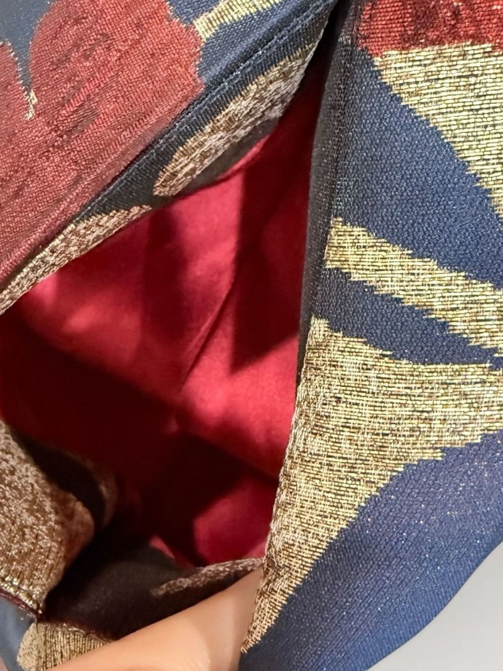 FRANCES VALENTINE Susie Metallic Floral Sleeveless A-Line Maxi Jacket Size 6 NWT - Picture 8 of 16